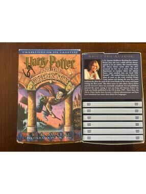 Harry Potter and the Sorcerer’s Stone Unabridged six cassette set Jim Dale audio